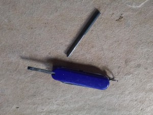 Original firesteel rod and toothpick firesteel